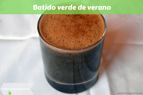 Batido verde de verano