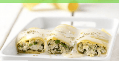 Canelones de tofu